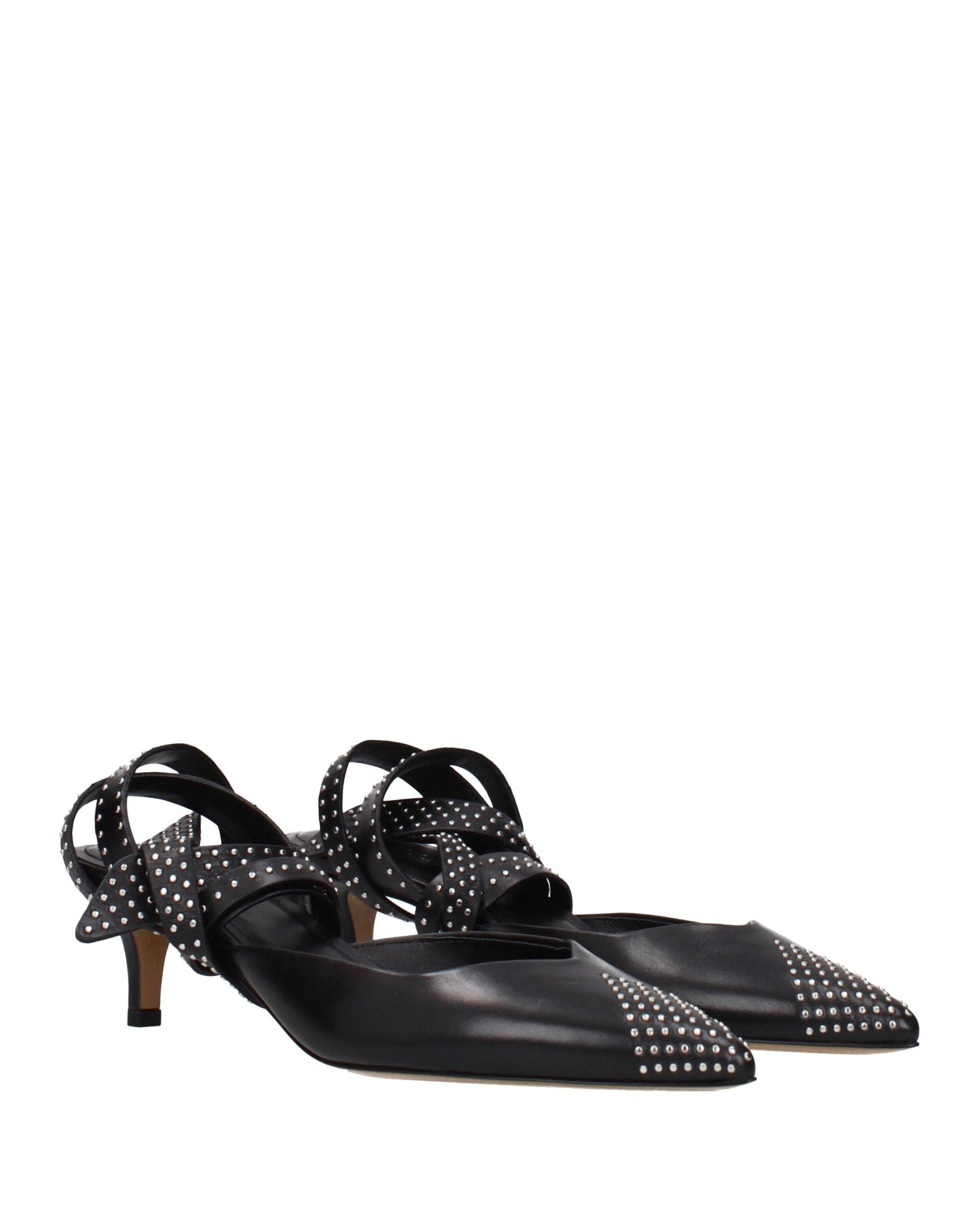 Isabel Marant Black Leather High Heel Pumps Glam Steals