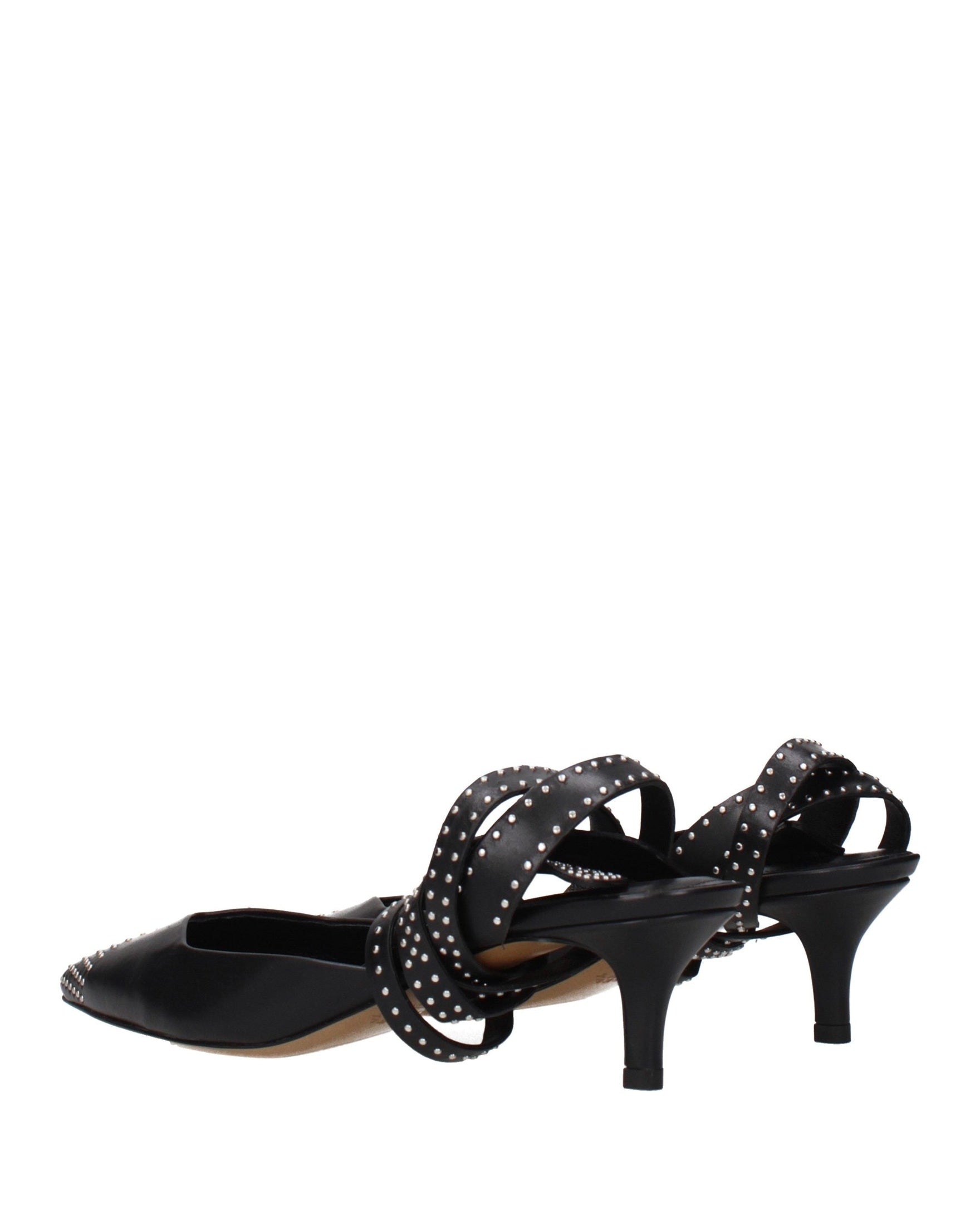 Isabel Marant Black Leather High Heel Pumps Glam Steals