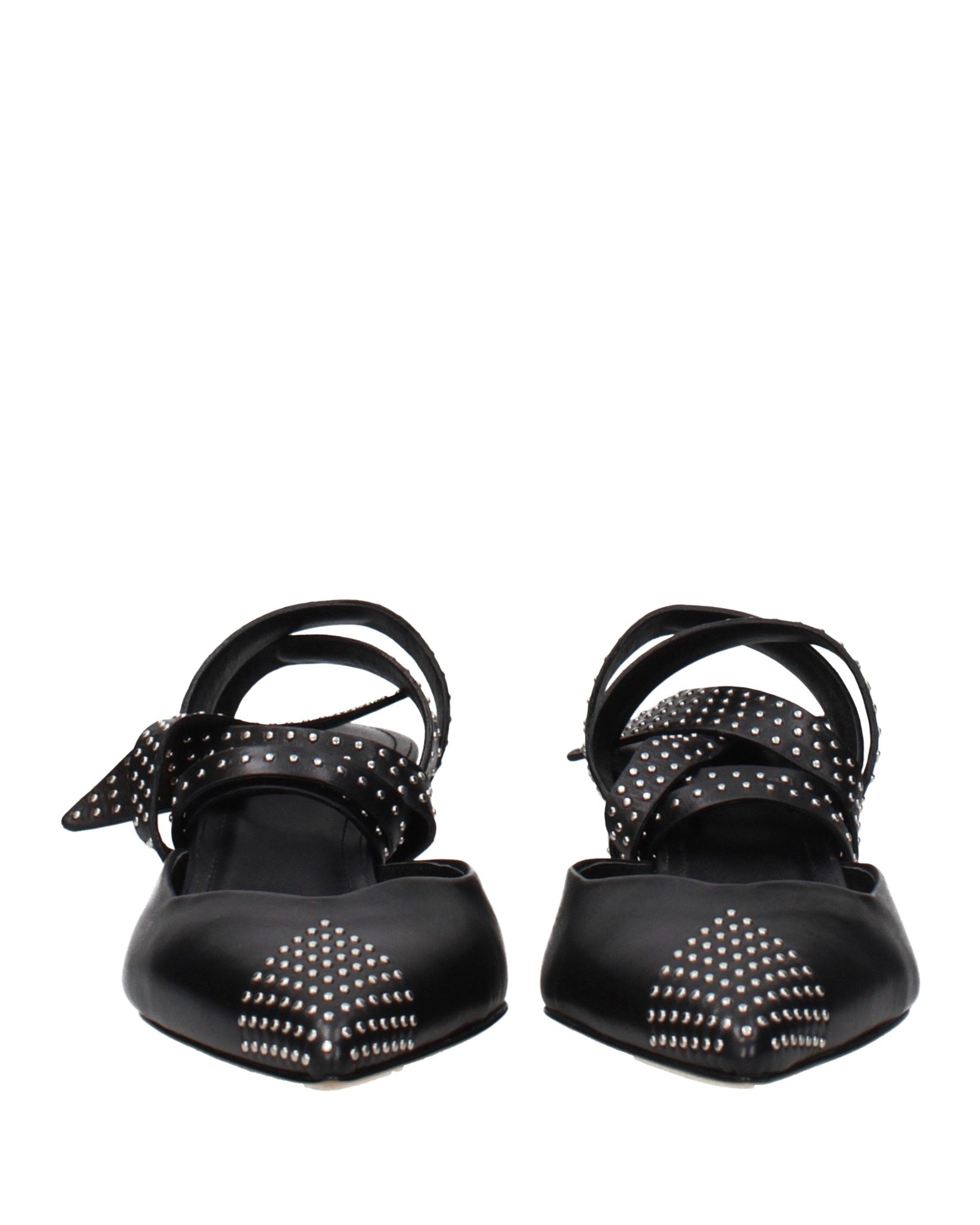 Isabel Marant Black Leather High Heel Pumps Glam Steals