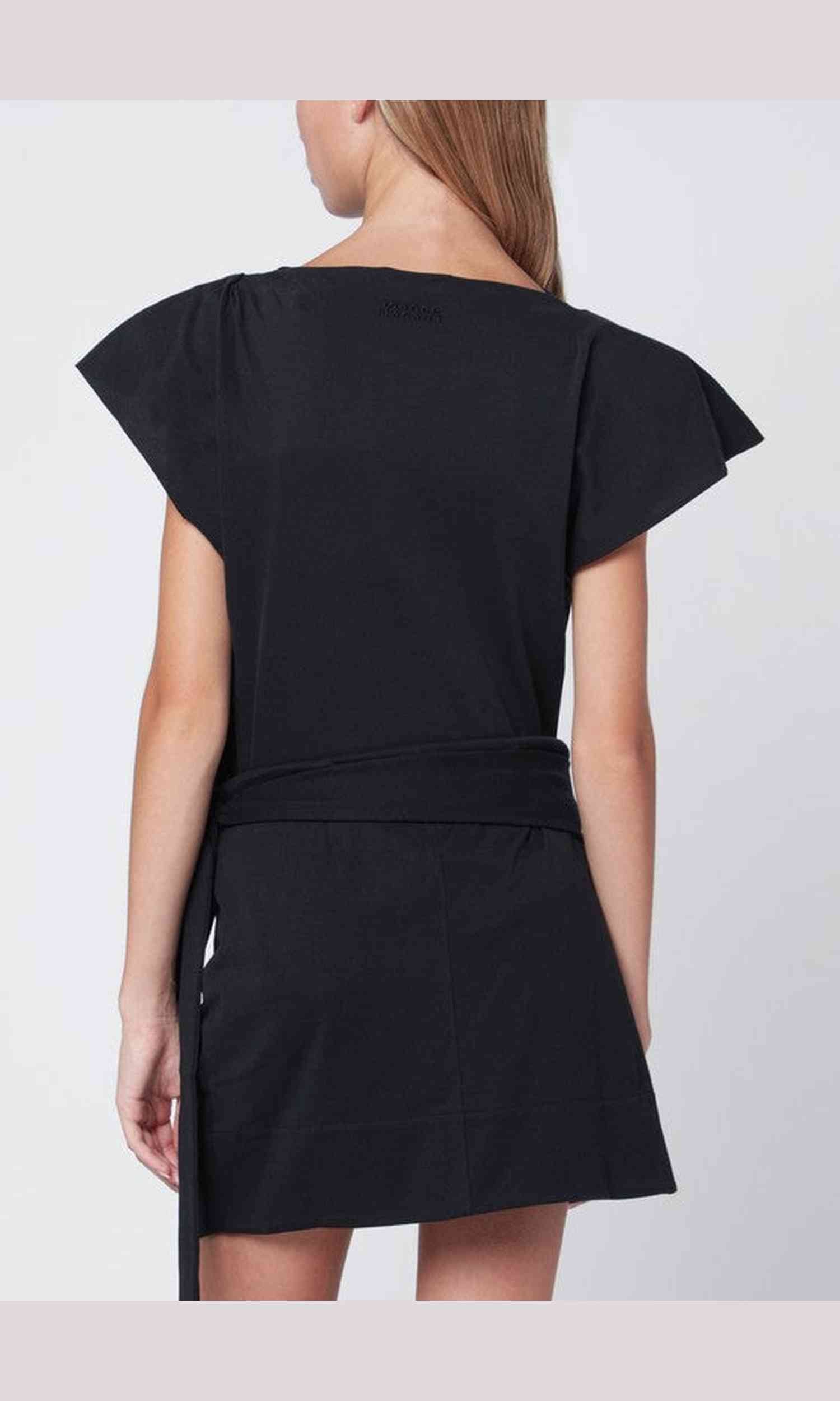 Isabel Marant Black Sebani Asymmetrical T-shirt Glam Steals