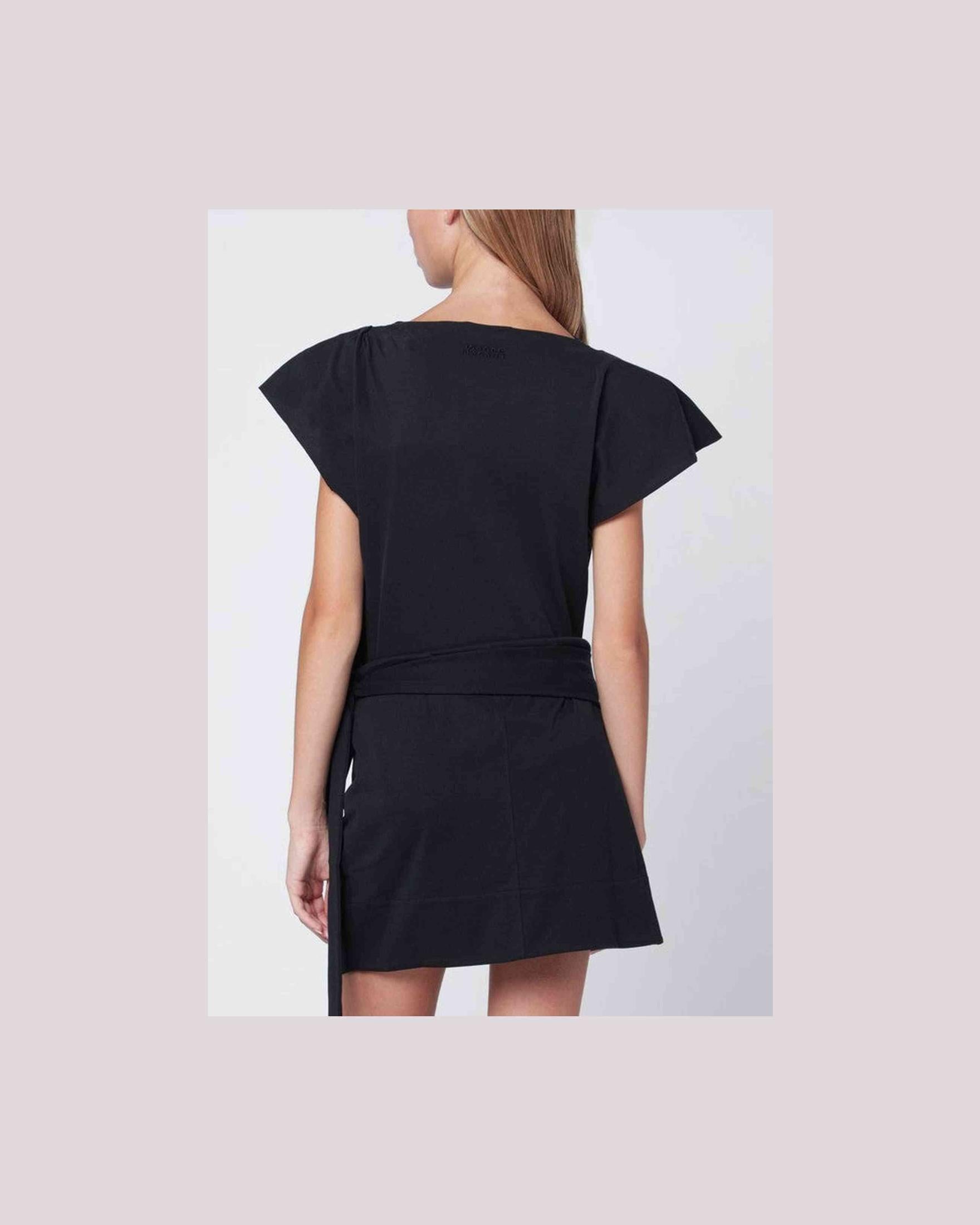 Isabel Marant Black Sebani Asymmetrical T-shirt Glam Steals