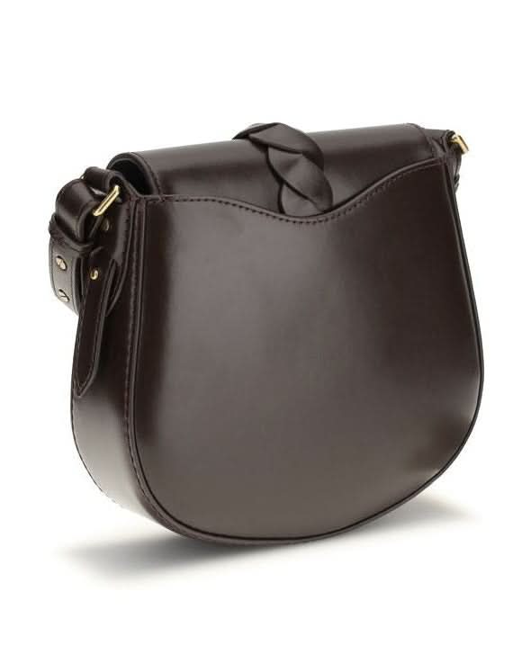 Isabel Marant Brown Calf Leather Bos Taurus Shoulder Bag 