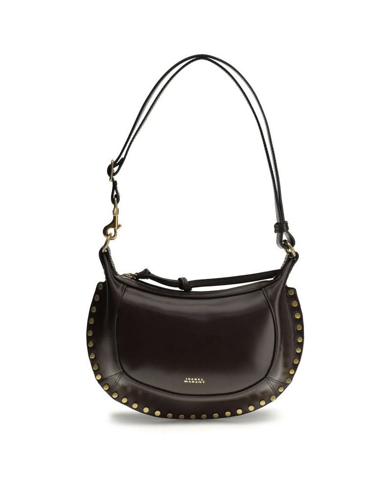 Isabel Marant Brown Calf Leather Bos Taurus Shoulder Bag 