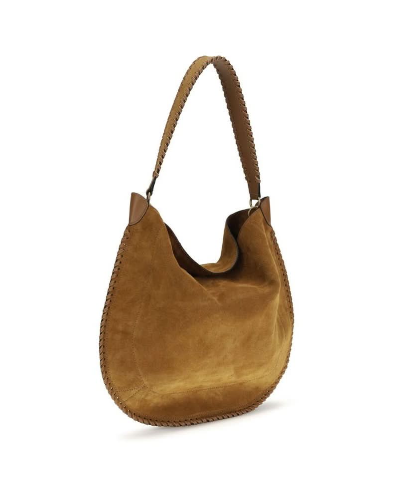 Isabel Marant Brown Calf Leather Bos Taurus Shoulder Bag 