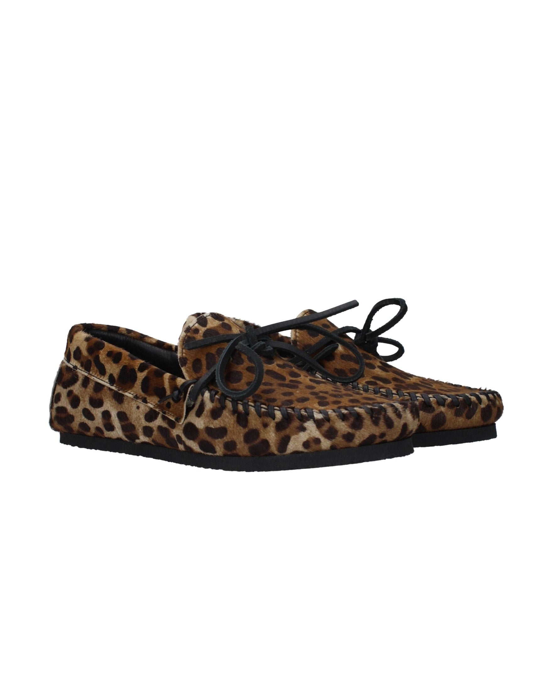 Isabel Marant Brown Horsehair Slip On Loafers Glam Steals
