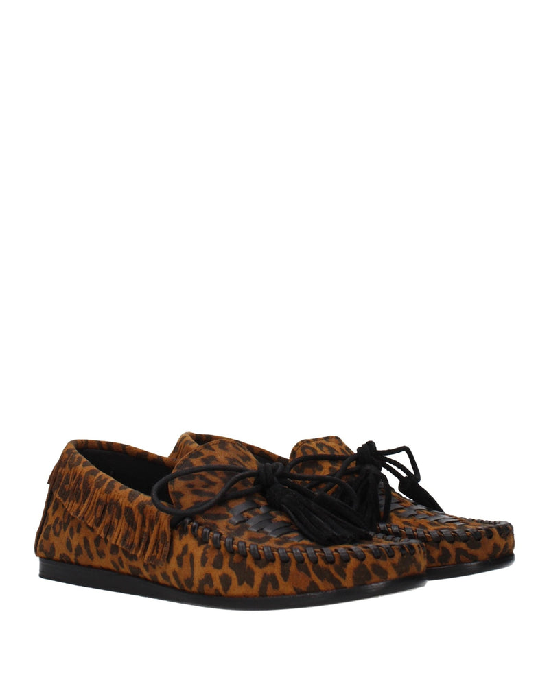 Isabel Marant Brown Leather Slip On Loafers Glam Steals