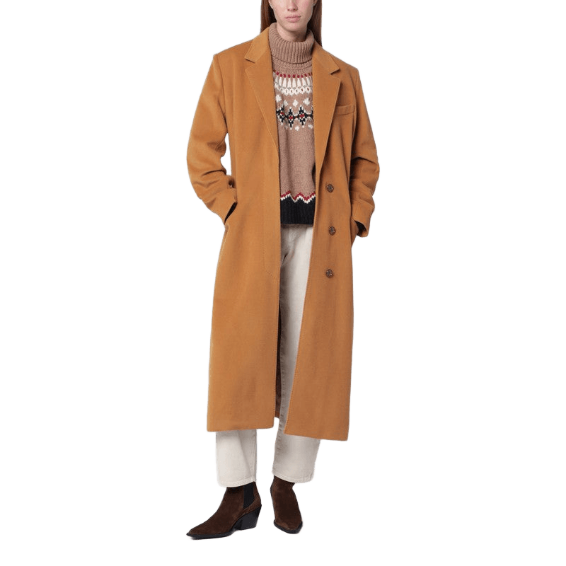 Isabel Marant Camel Wool Blend Coat Glam Steals