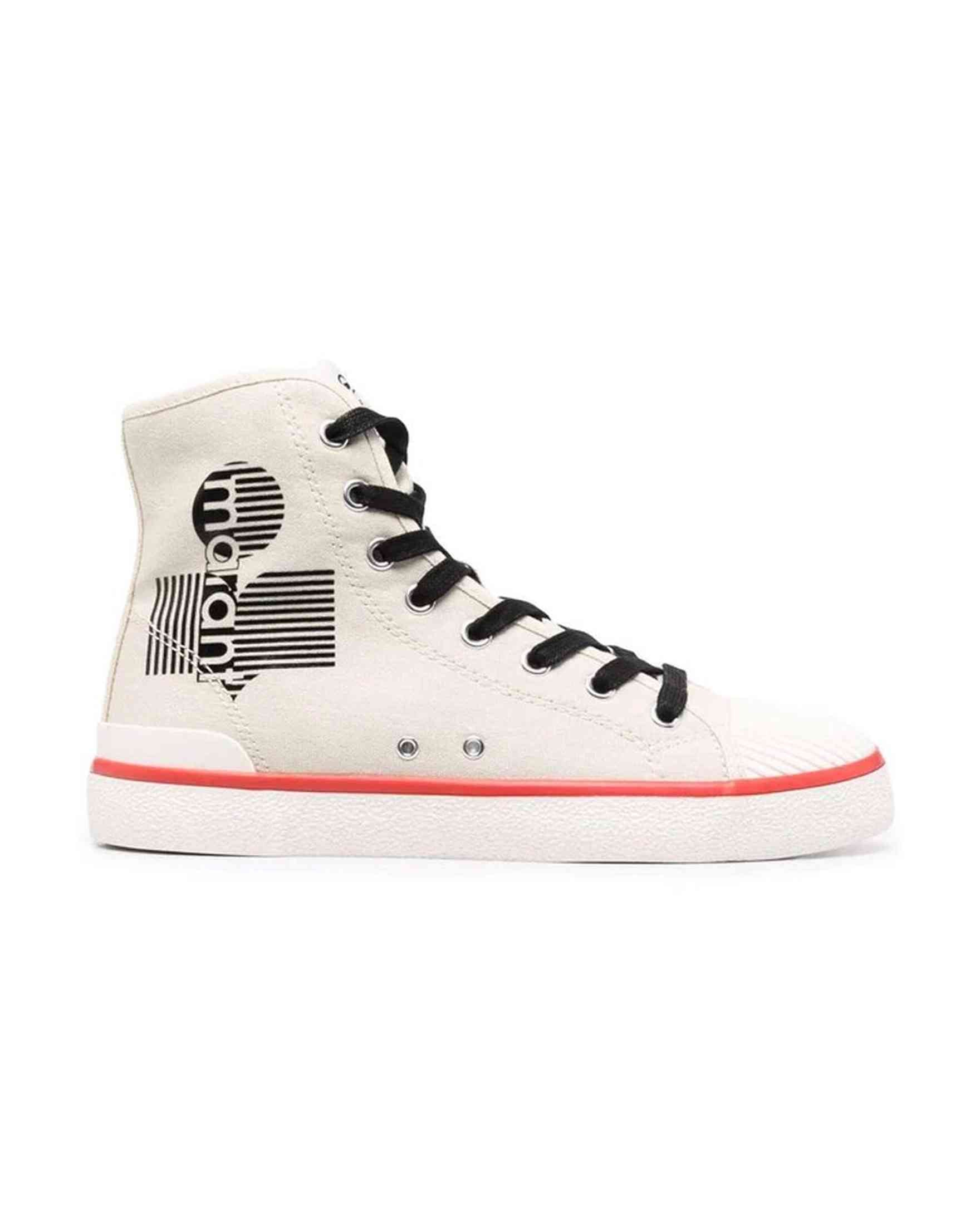 Isabel Marant Canvas Logo Sneakers Glam Steals
