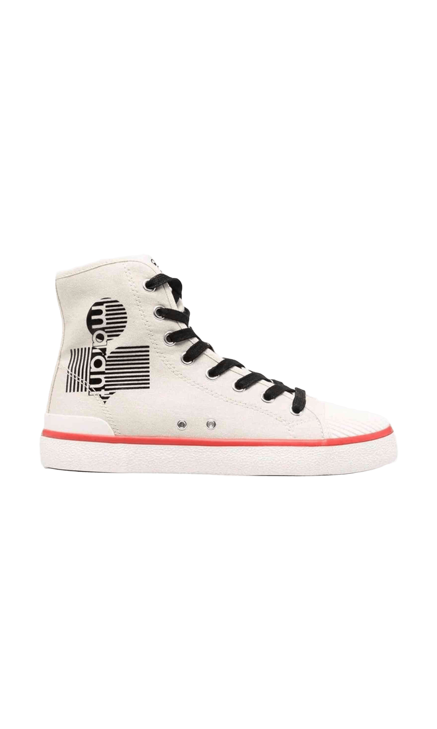 Isabel Marant Canvas Logo Sneakers Glam Steals