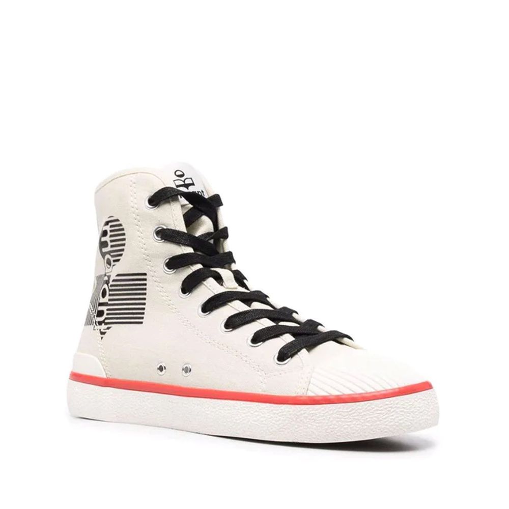 Isabel Marant Canvas Logo Sneakers Glam Steals