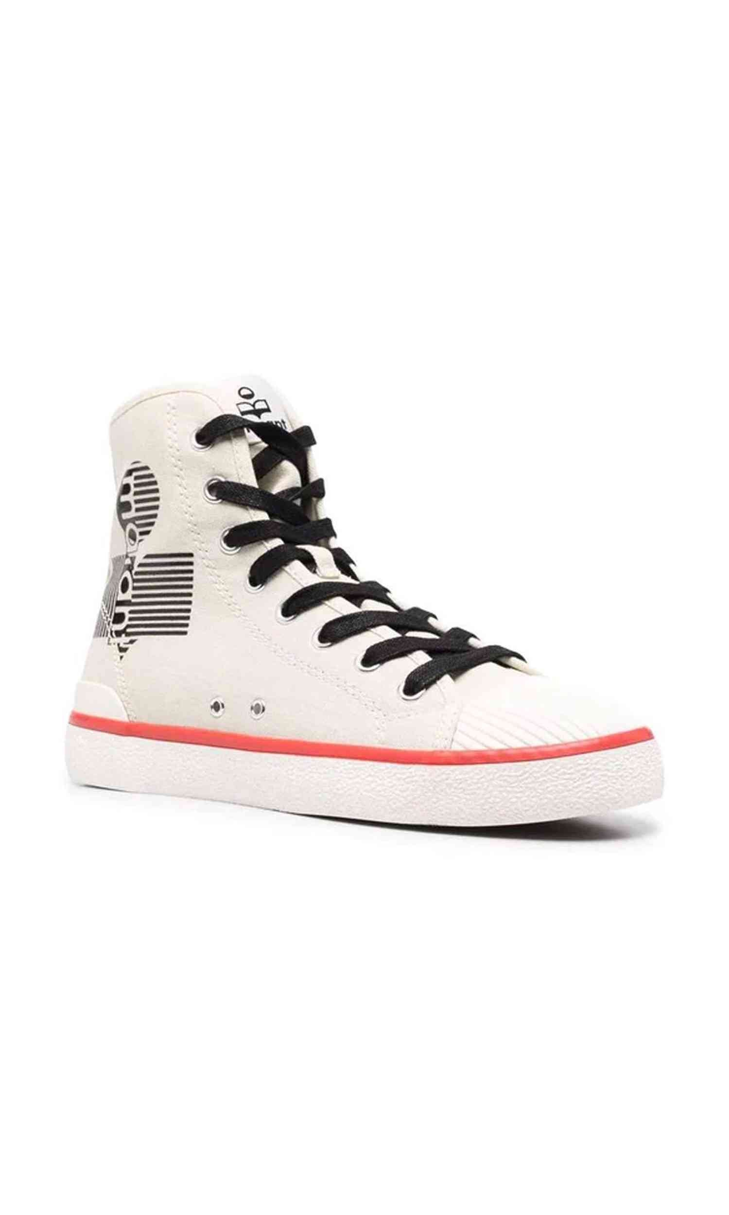 Isabel Marant Canvas Logo Sneakers Glam Steals