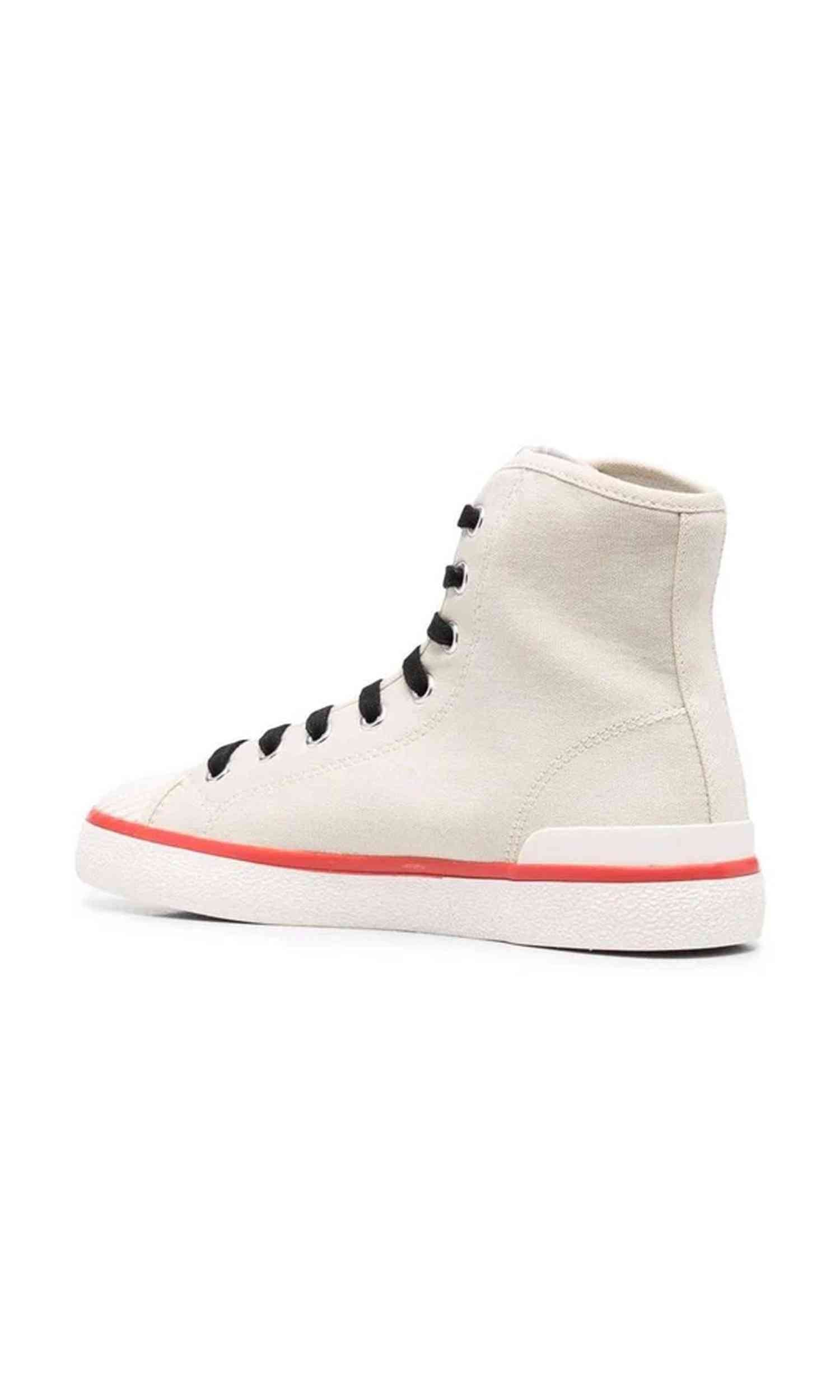 Isabel Marant Canvas Logo Sneakers Glam Steals