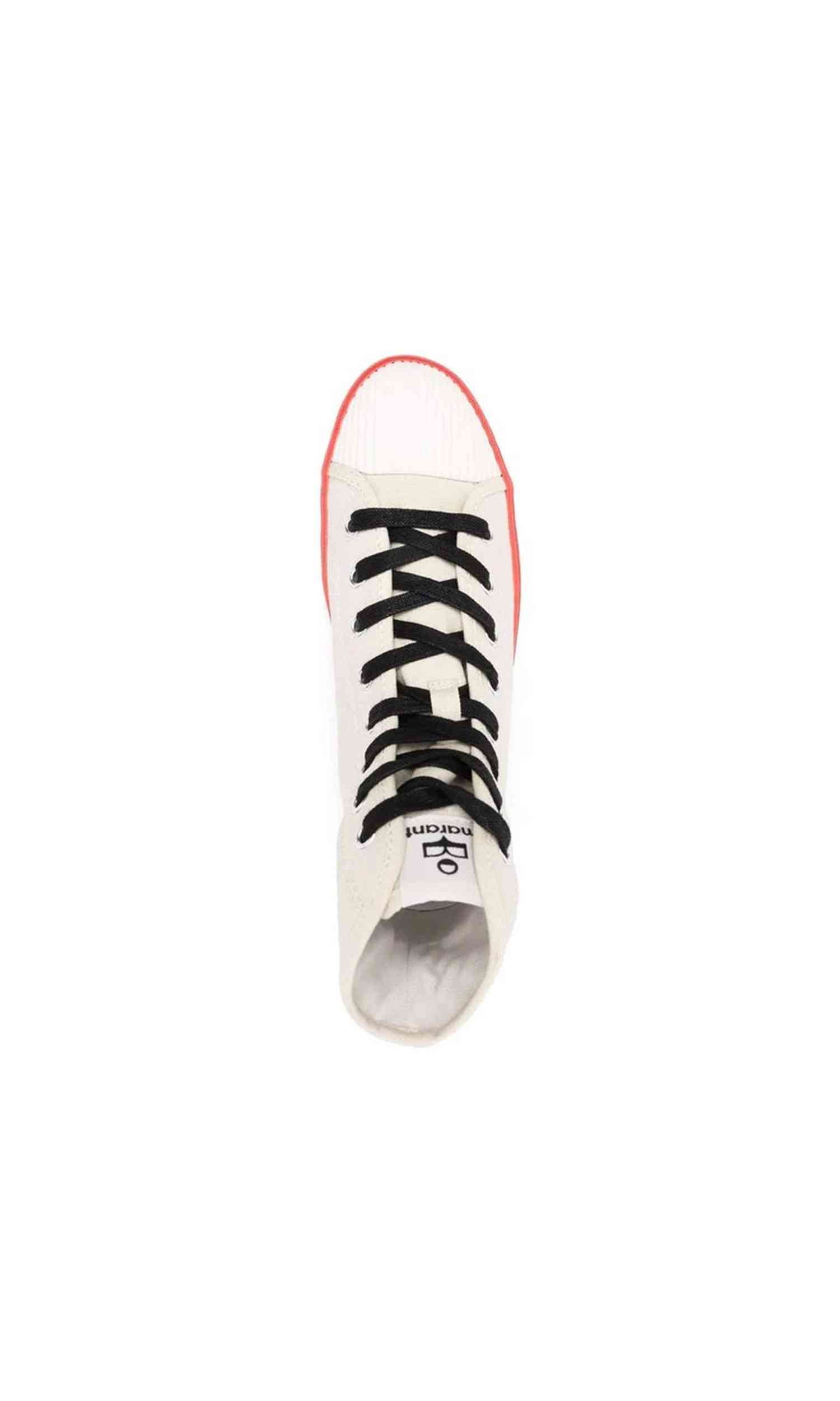 Isabel Marant Canvas Logo Sneakers Glam Steals