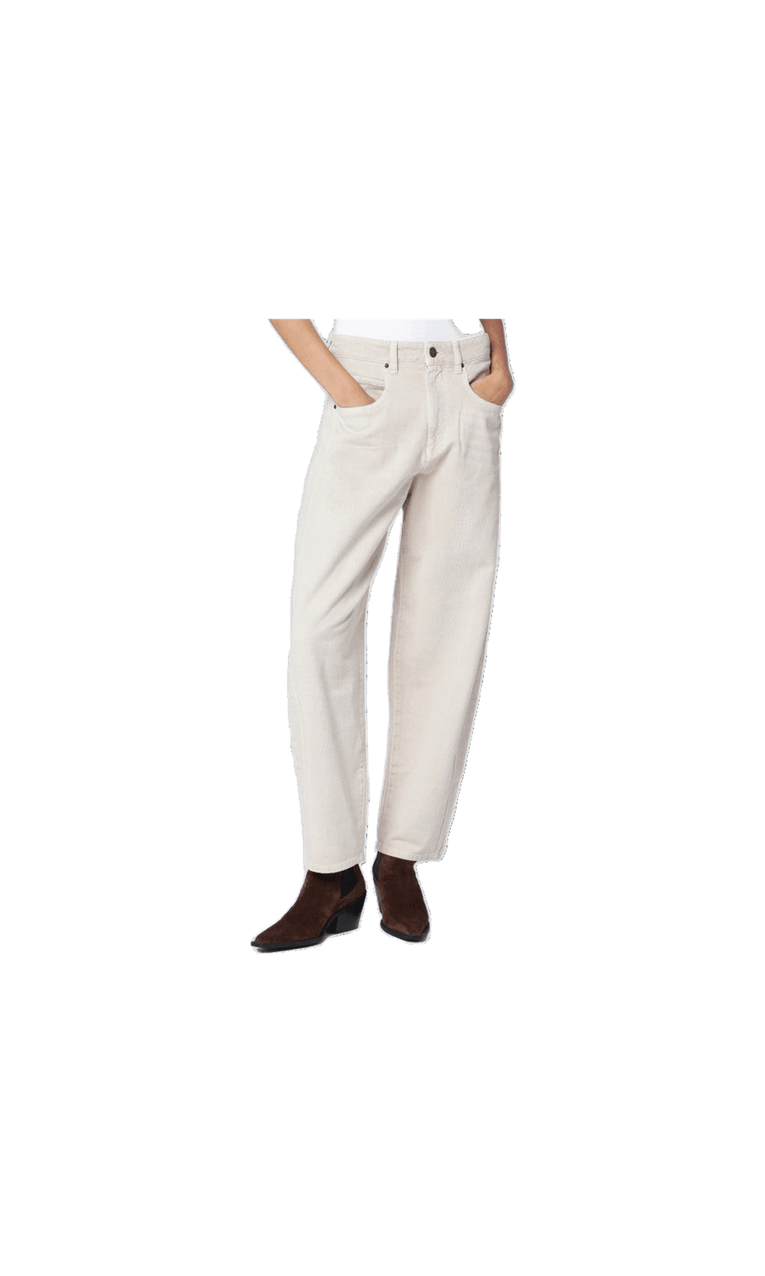 Isabel Marant Cotton Ecru Blend Trouser Glam Steals