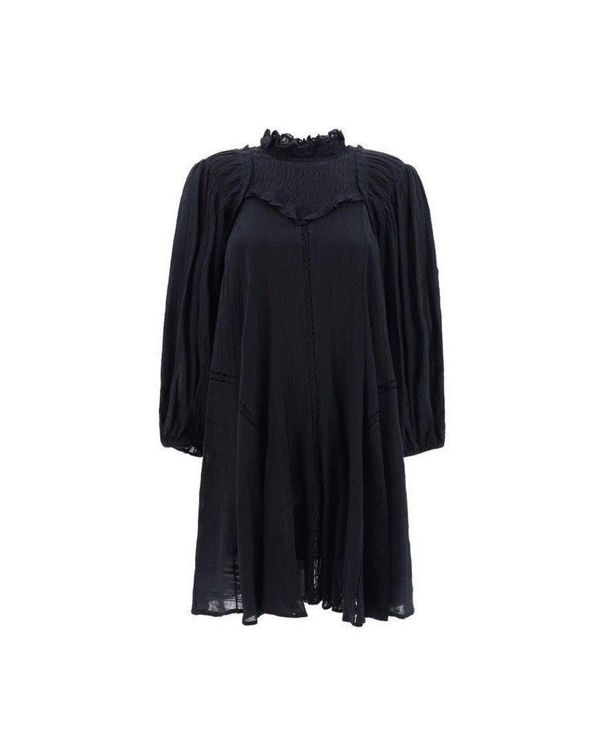 Isabel Marant Etoile Black Cotton Dress 