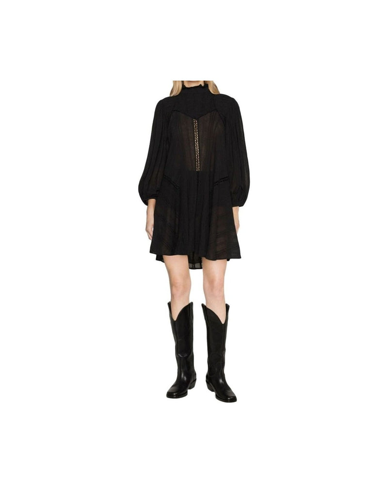 Isabel Marant Etoile Black Cotton Dress 