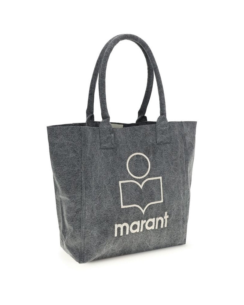 Isabel Marant Gray Cotton Shoulder Bag 