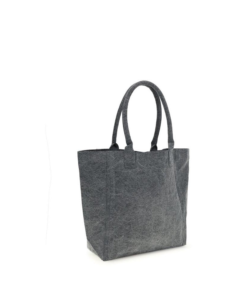 Isabel Marant Gray Cotton Shoulder Bag 