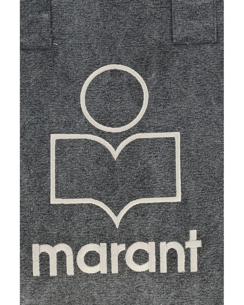 Isabel Marant Gray Cotton Shoulder Bag 