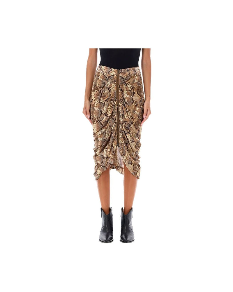 Isabel Marant Silk Midi Skirt Glam Steals