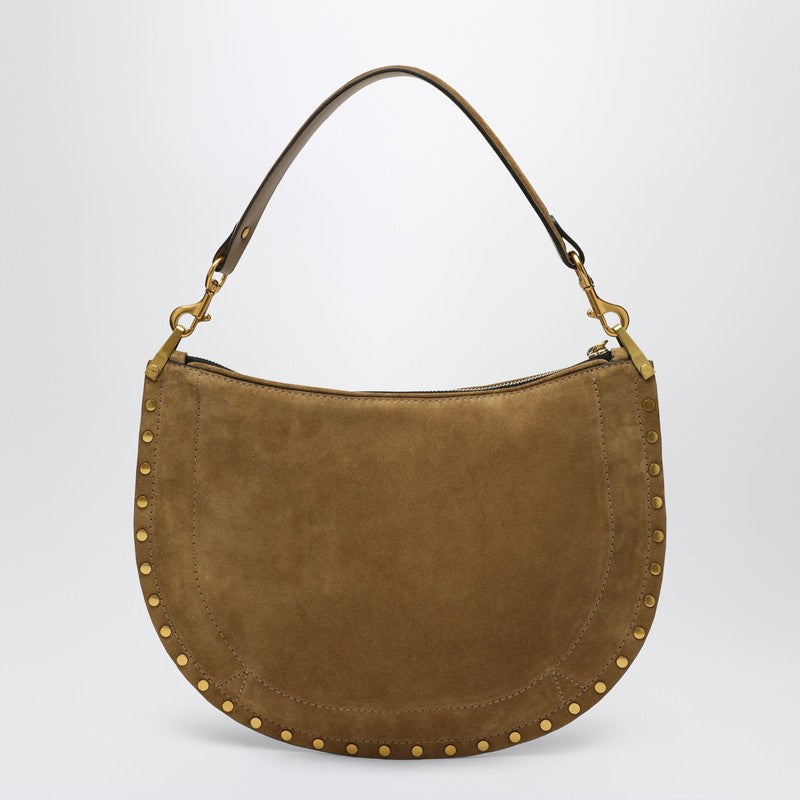 Isabel Marant Taupe Suede Borsa Oskan Soft Zipped in Color Glam Steals