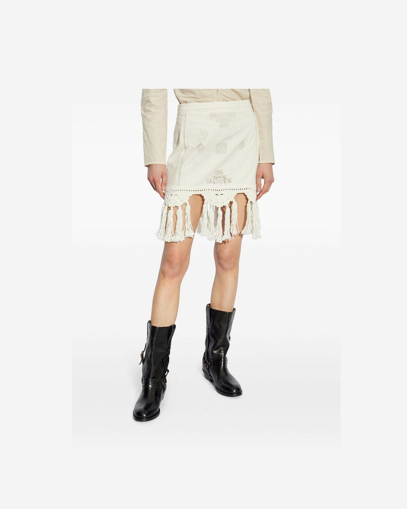 Isabel Marant White Skirt Glam Steals