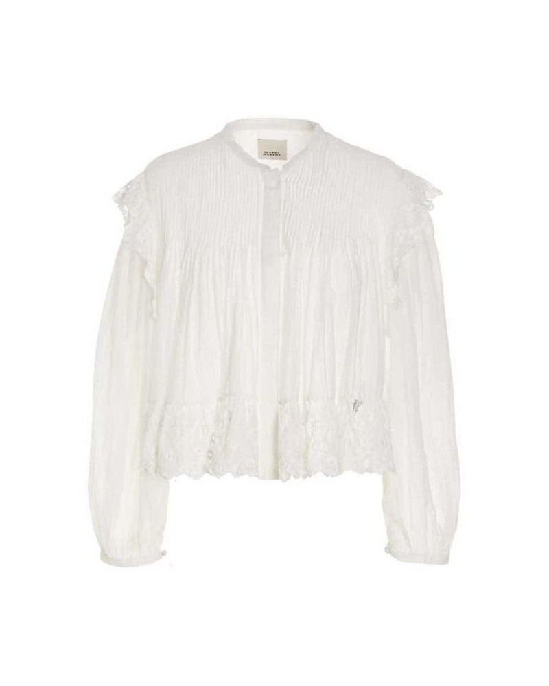 Isabel Marant White Viscose Top Glam Steals