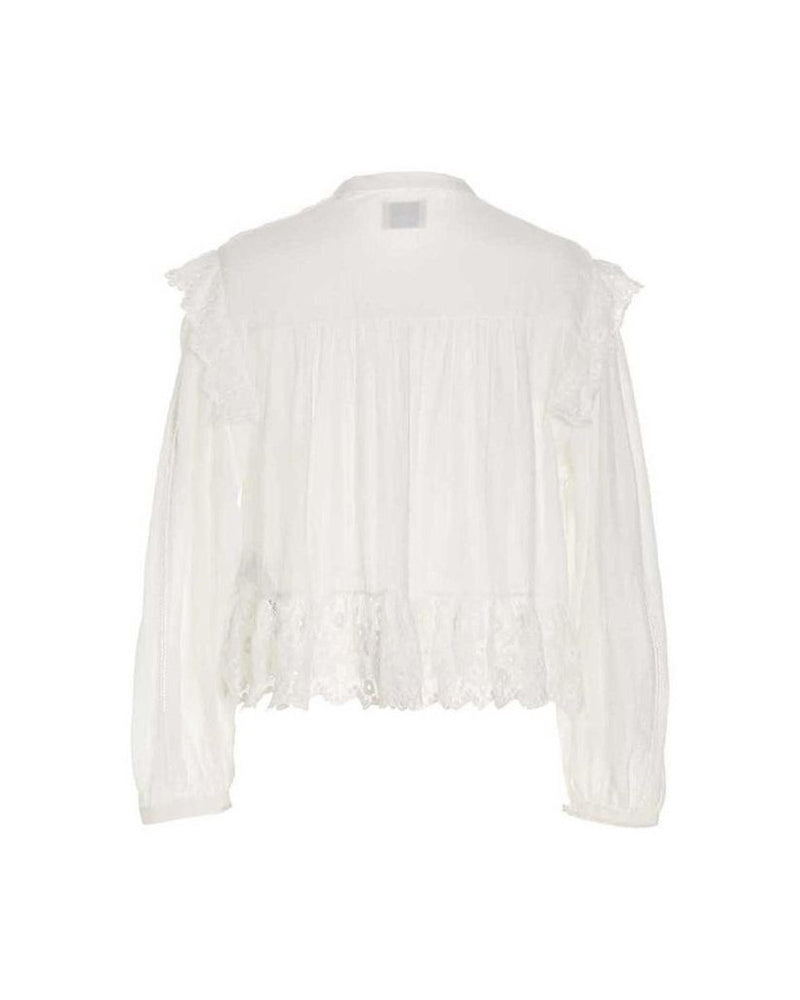 Isabel Marant White Viscose Top Glam Steals