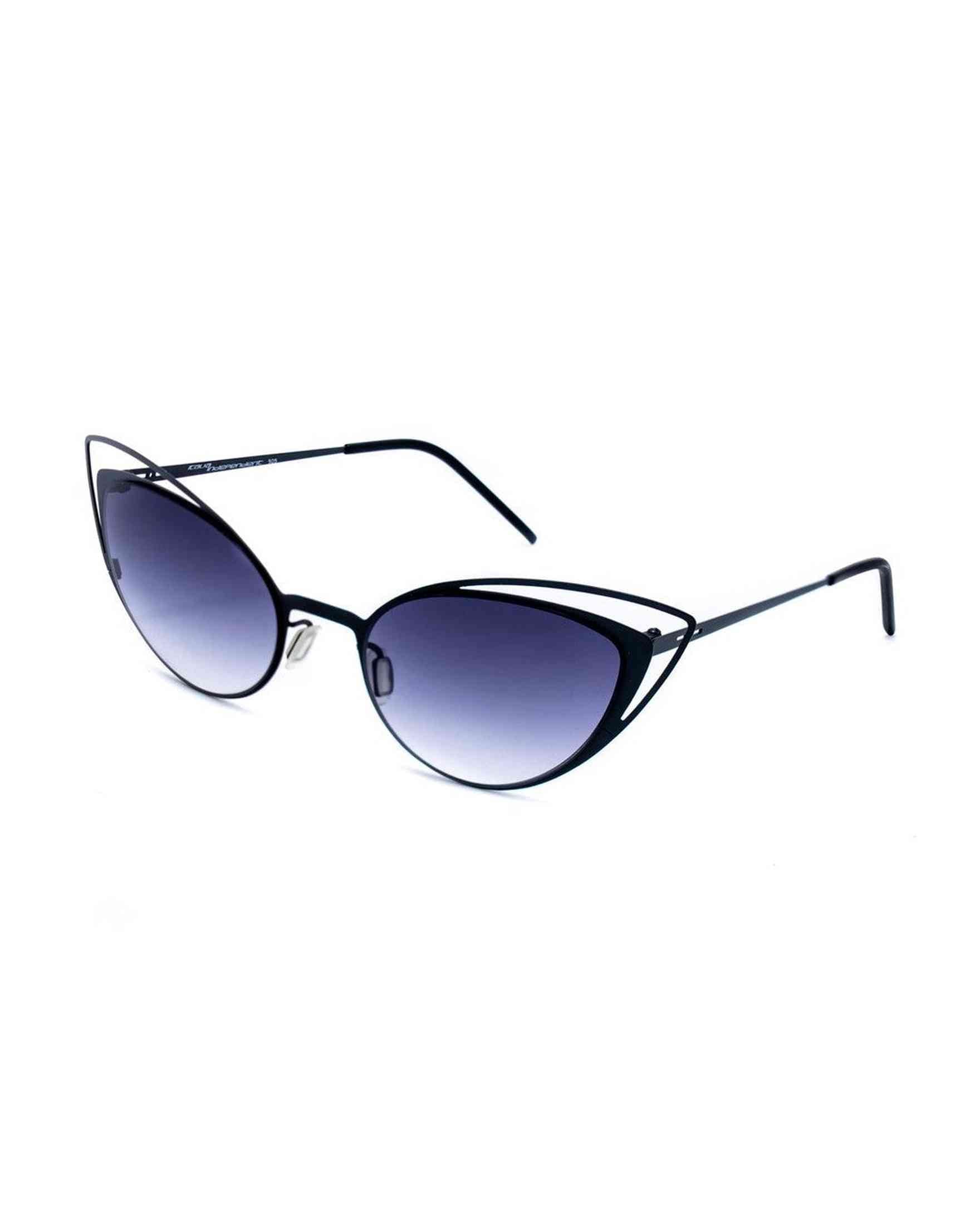 Italia Independent Black Metal Sunglasses Glam Steals