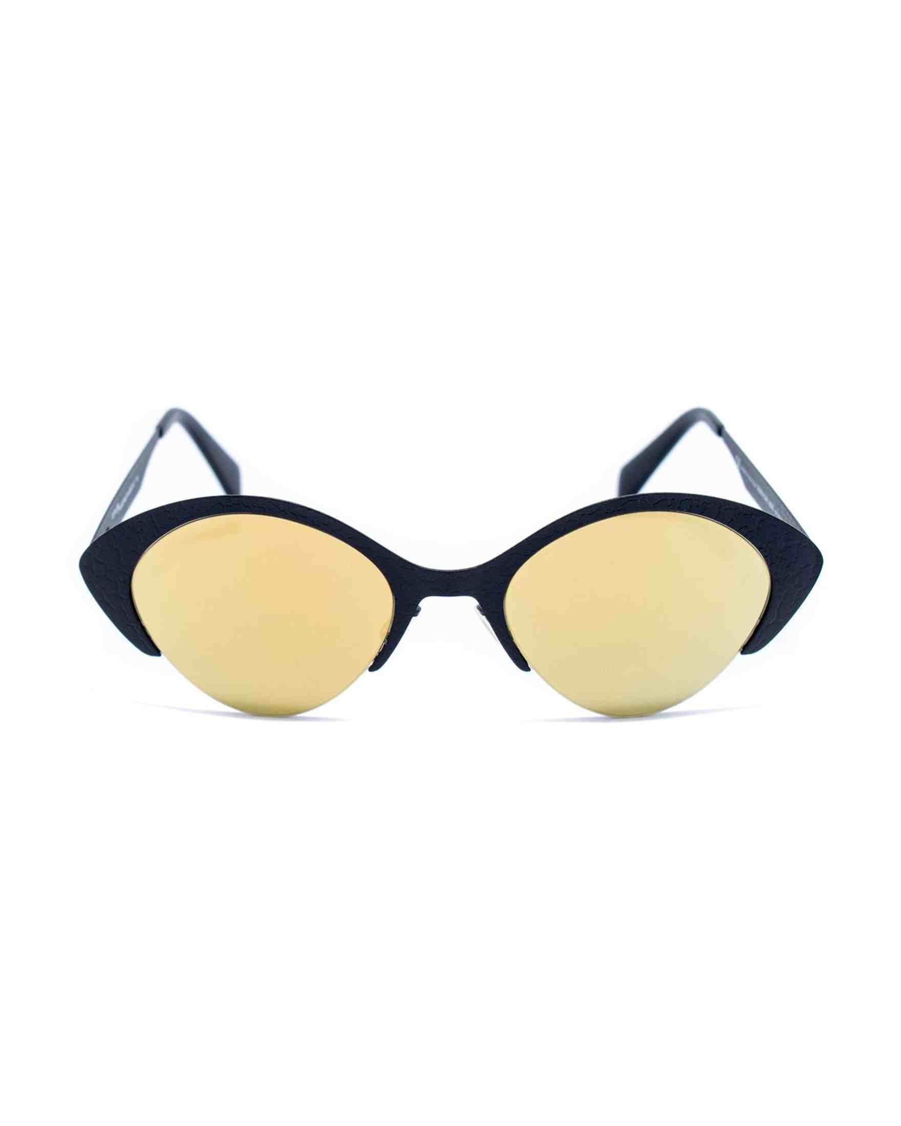 Italia Independent Black Metal Sunglasses Glam Steals