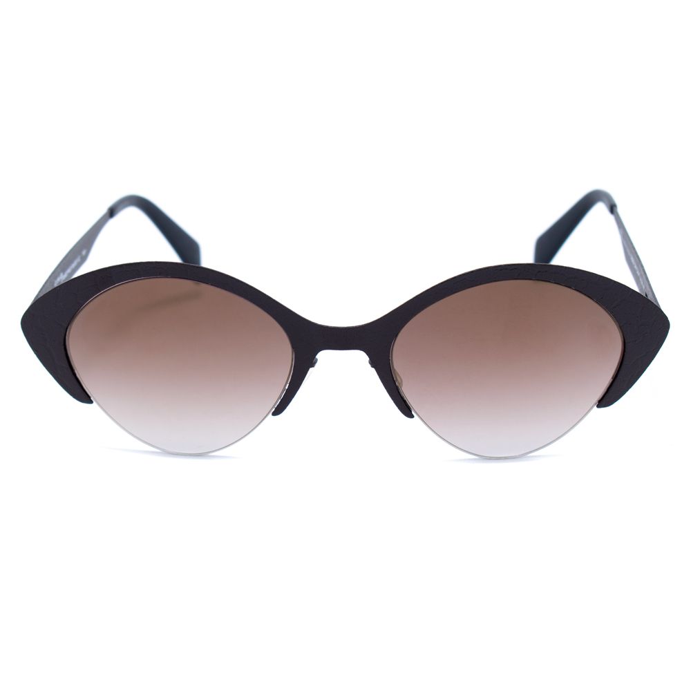 Italia Independent Black Metal Sunglasses Glam Steals