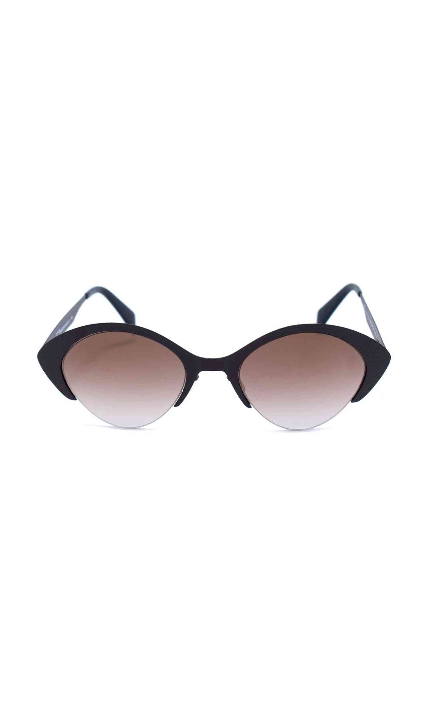 Italia Independent Black Metal Sunglasses Glam Steals