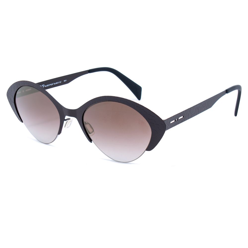 Italia Independent Black Metal Sunglasses Glam Steals