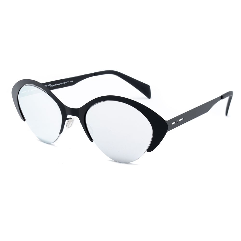 Italia Independent Black Metal Sunglasses Glam Steals