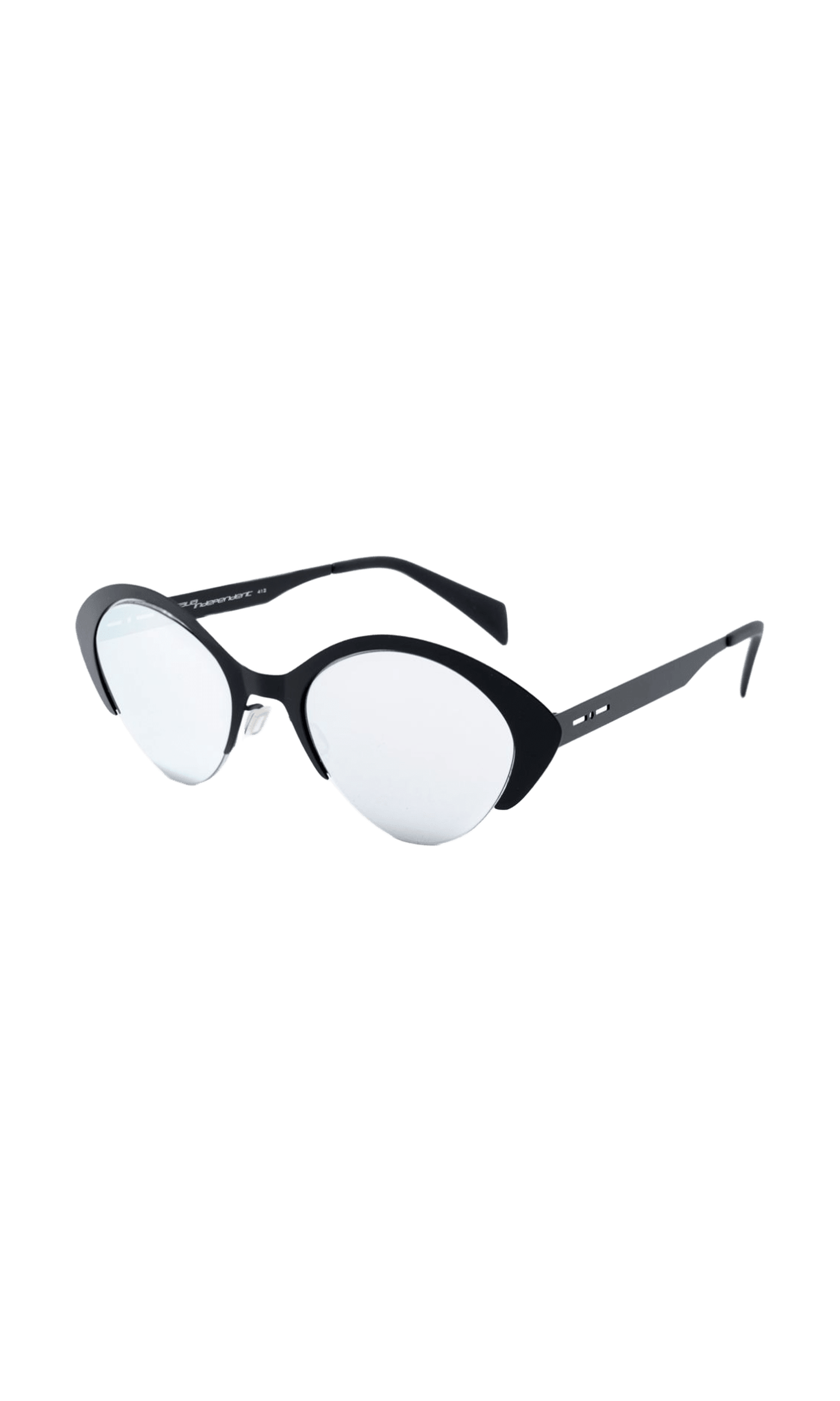 Italia Independent Black Metal Sunglasses Glam Steals