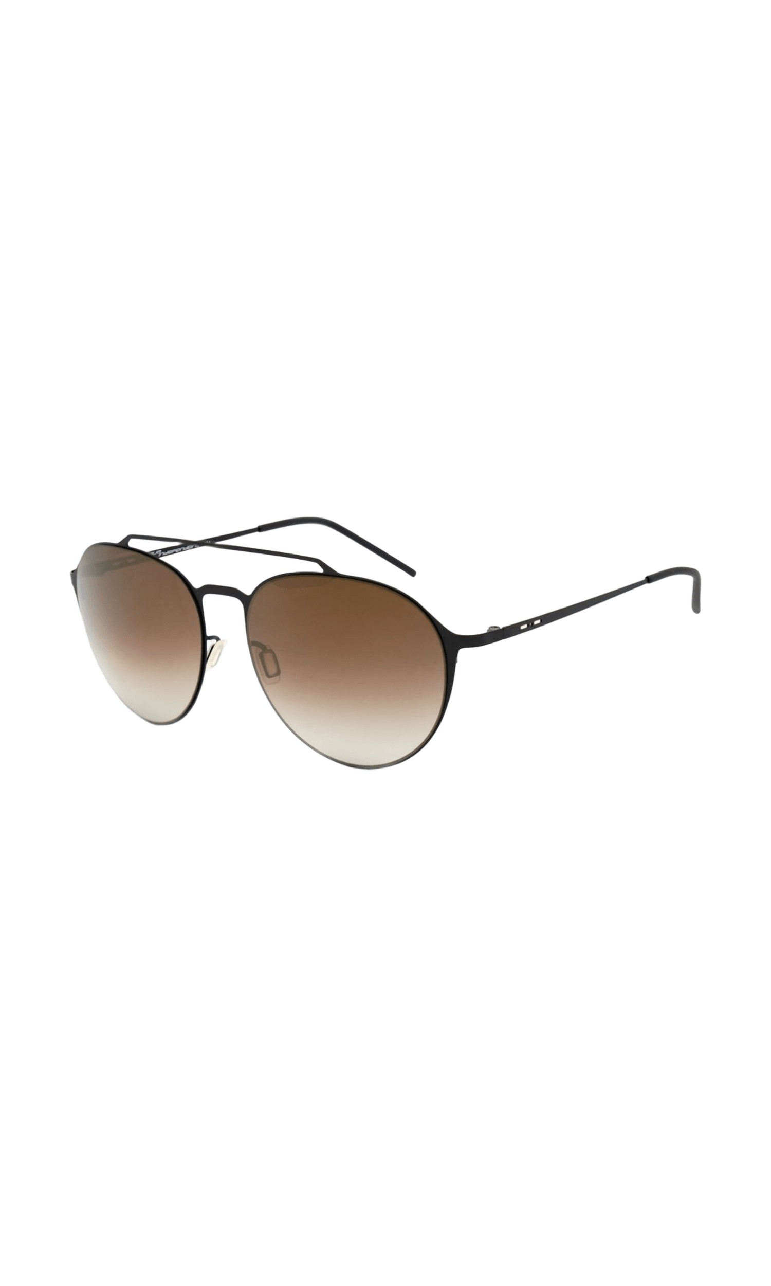 Italia Independent Black Metal Sunglasses Glam Steals
