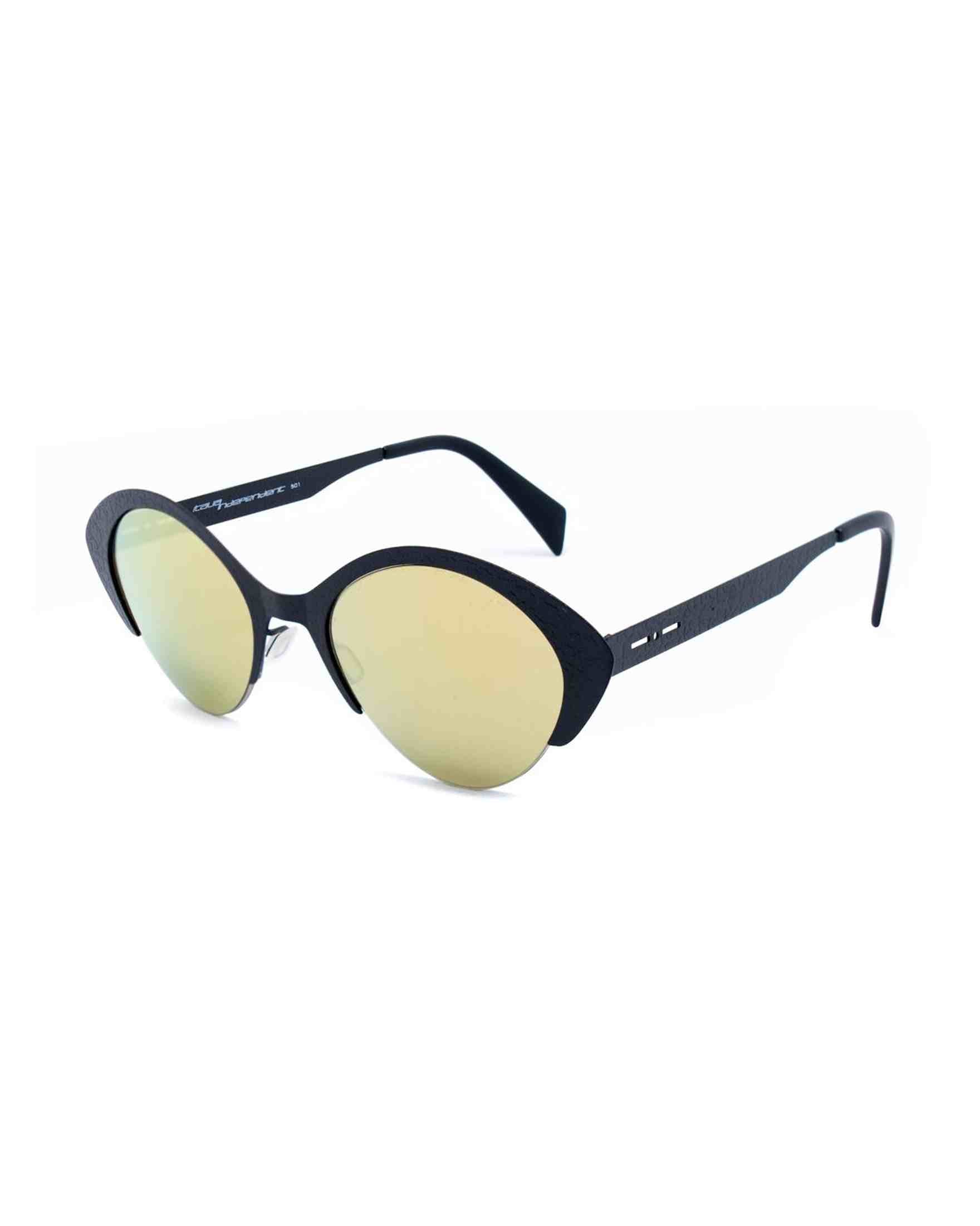 Italia Independent Black Metal Sunglasses Glam Steals