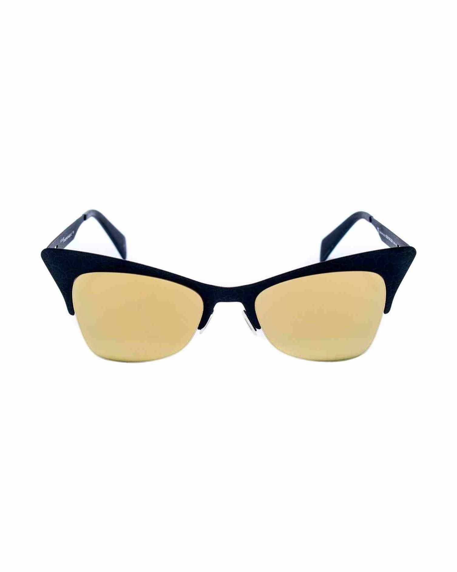 Italia Independent Black Metal Sunglasses Glam Steals