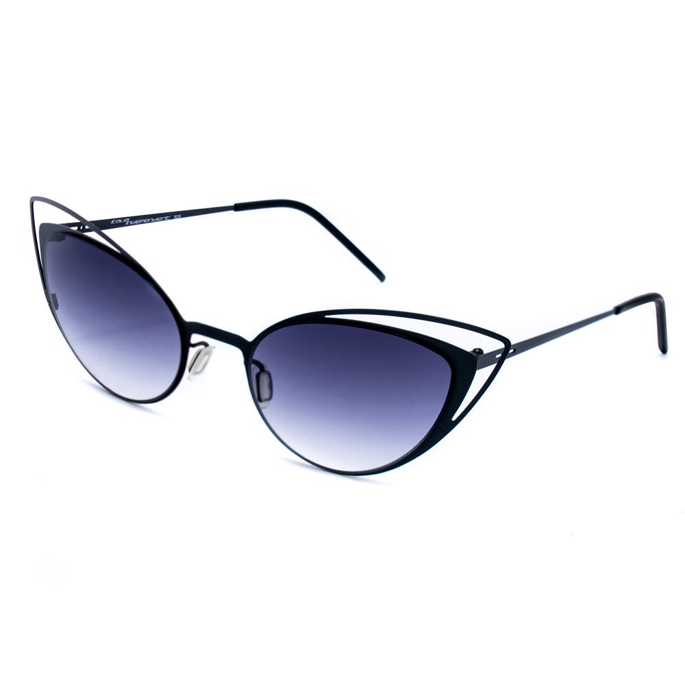 Italia Independent Black Metal Sunglasses Glam Steals