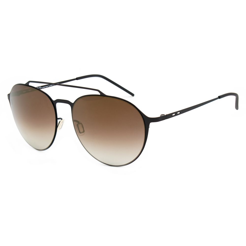 Italia Independent Black Metal Sunglasses Glam Steals