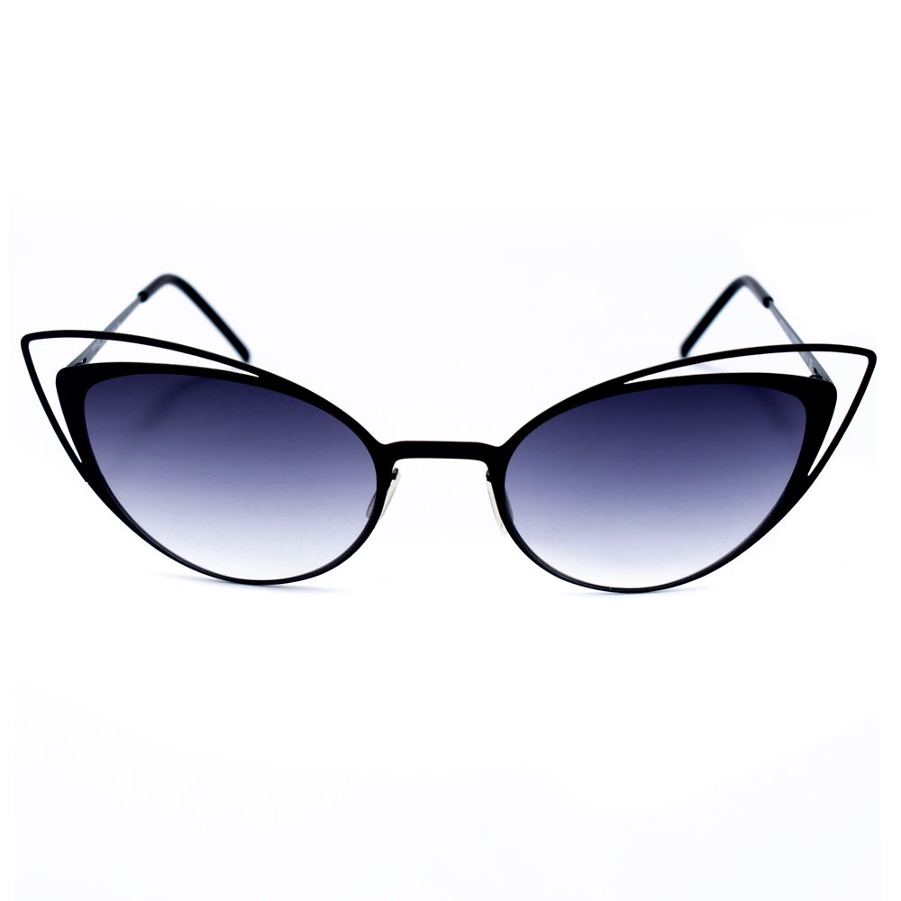 Italia Independent Black Metal Sunglasses Glam Steals