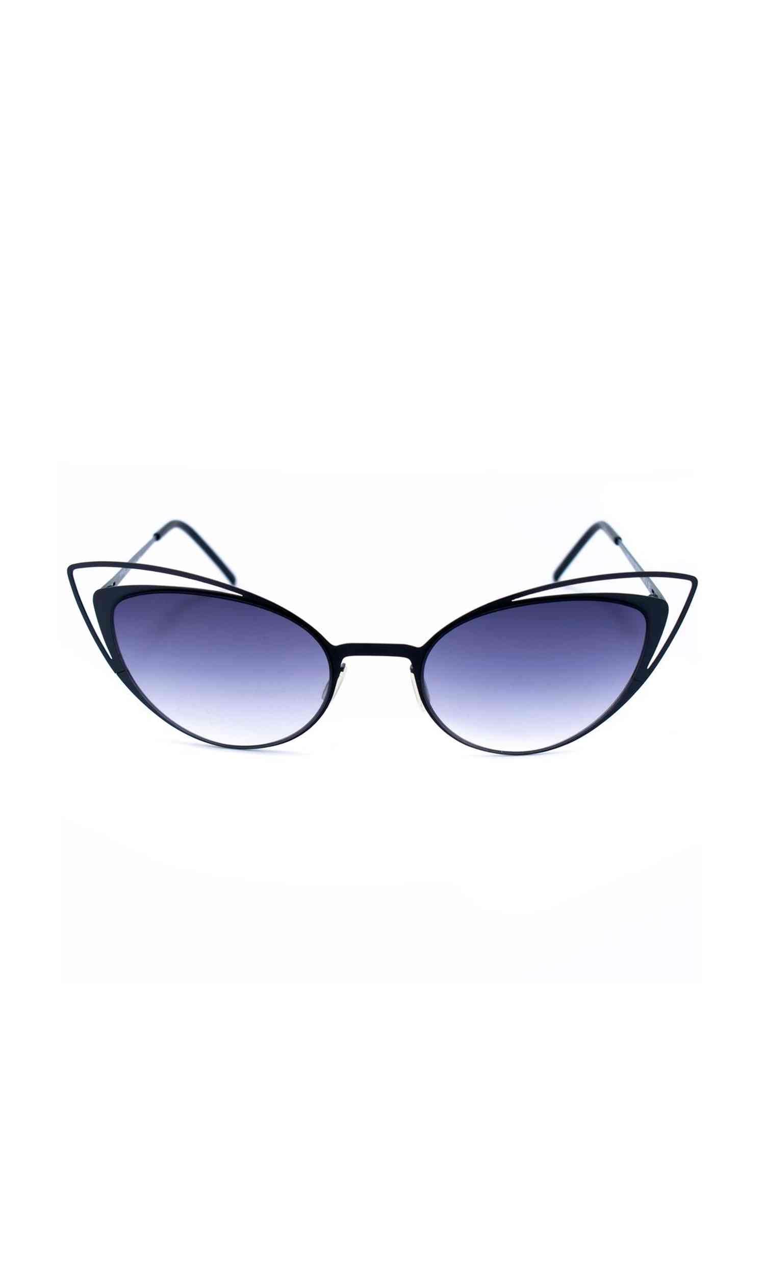 Italia Independent Black Metal Sunglasses Glam Steals