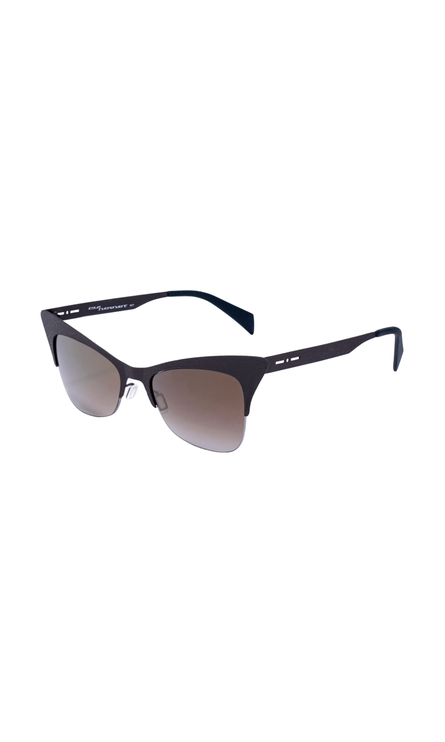 Italia Independent Black Metal Sunglasses Glam Steals