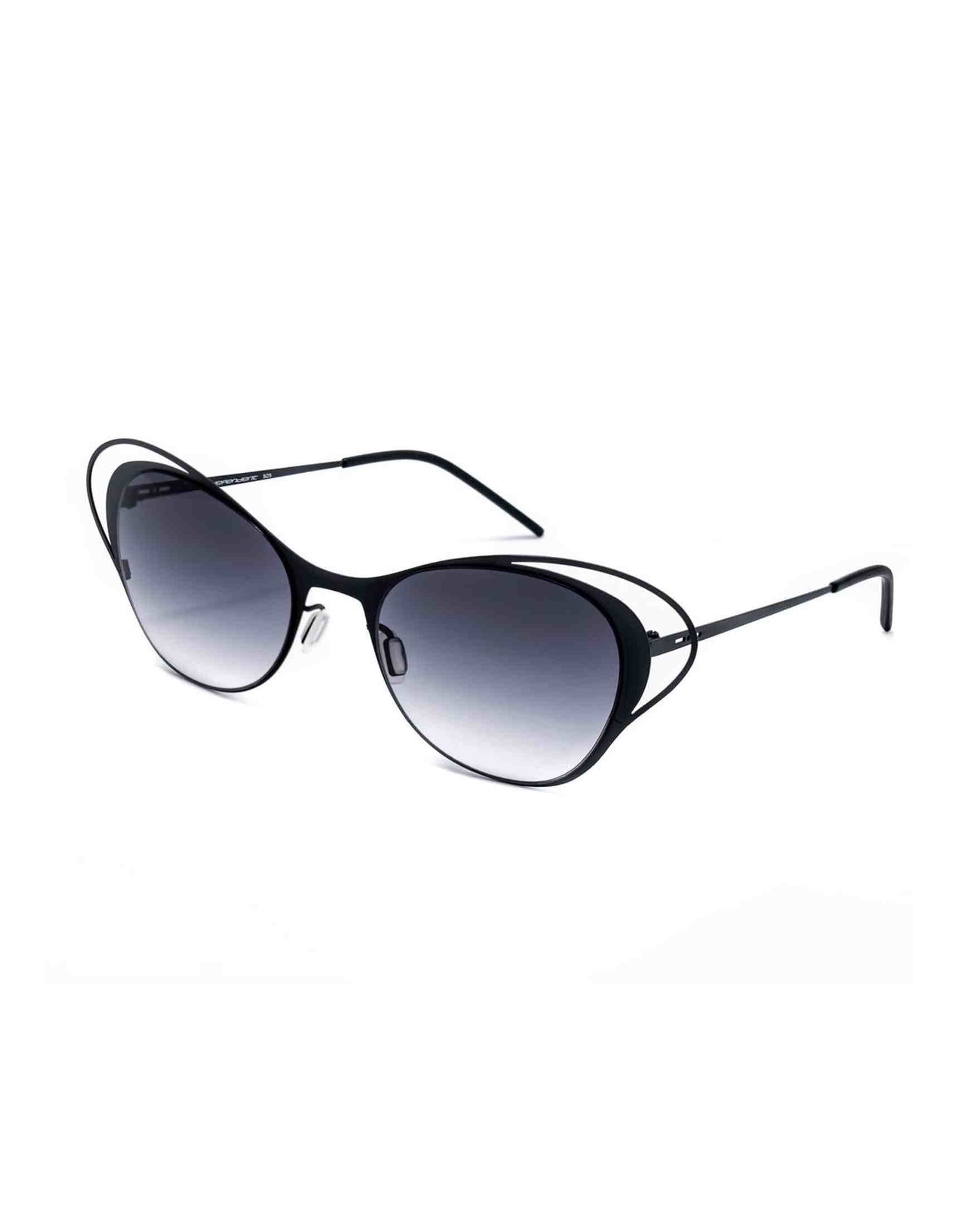 Italia Independent Black Metal Sunglasses Glam Steals