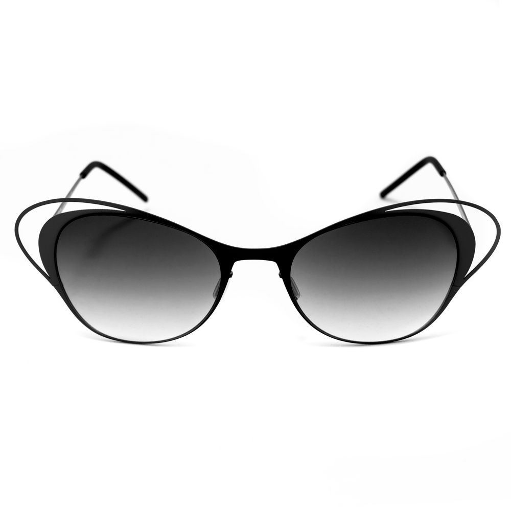 Italia Independent Black Metal Sunglasses Glam Steals