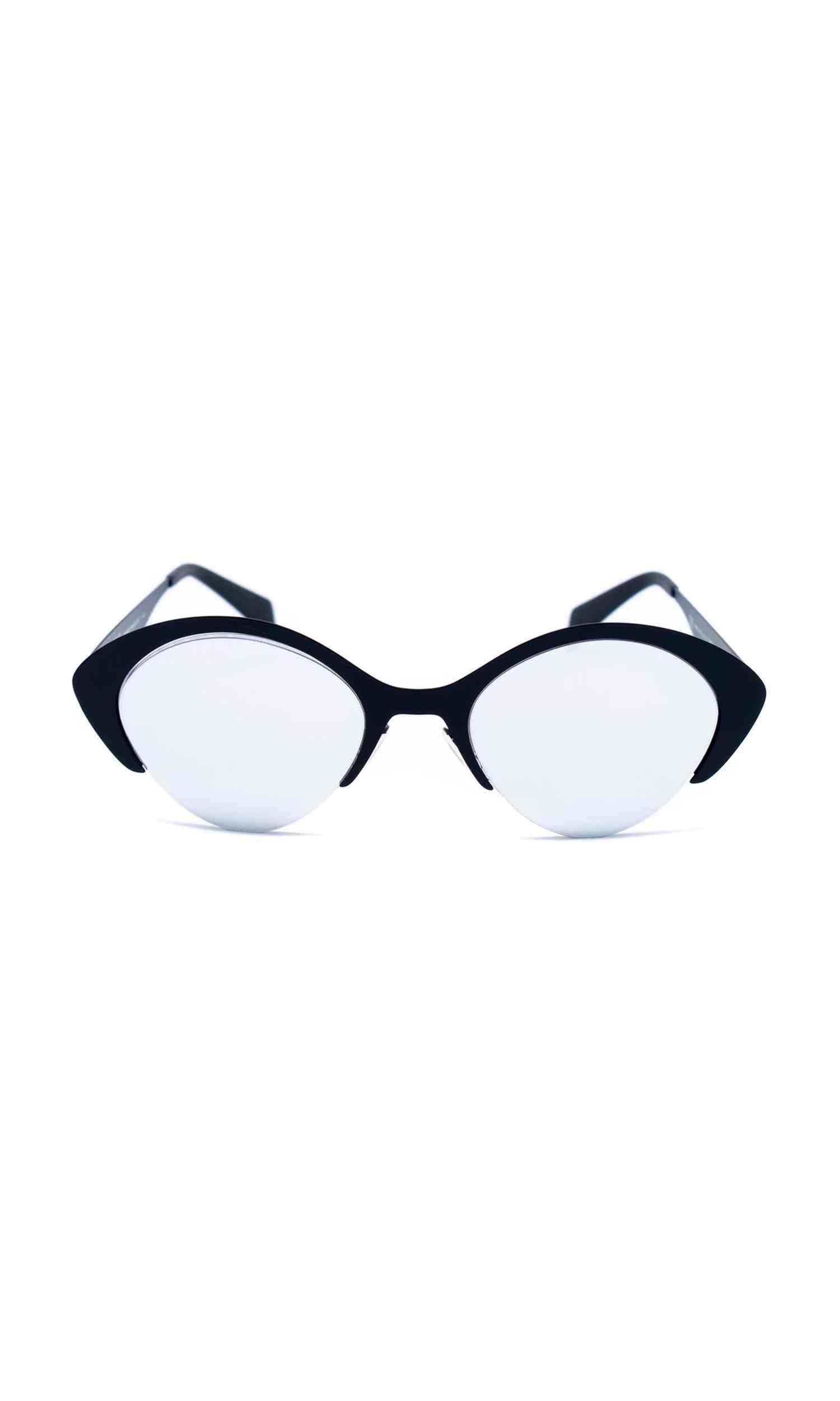 Italia Independent Black Metal Sunglasses Glam Steals