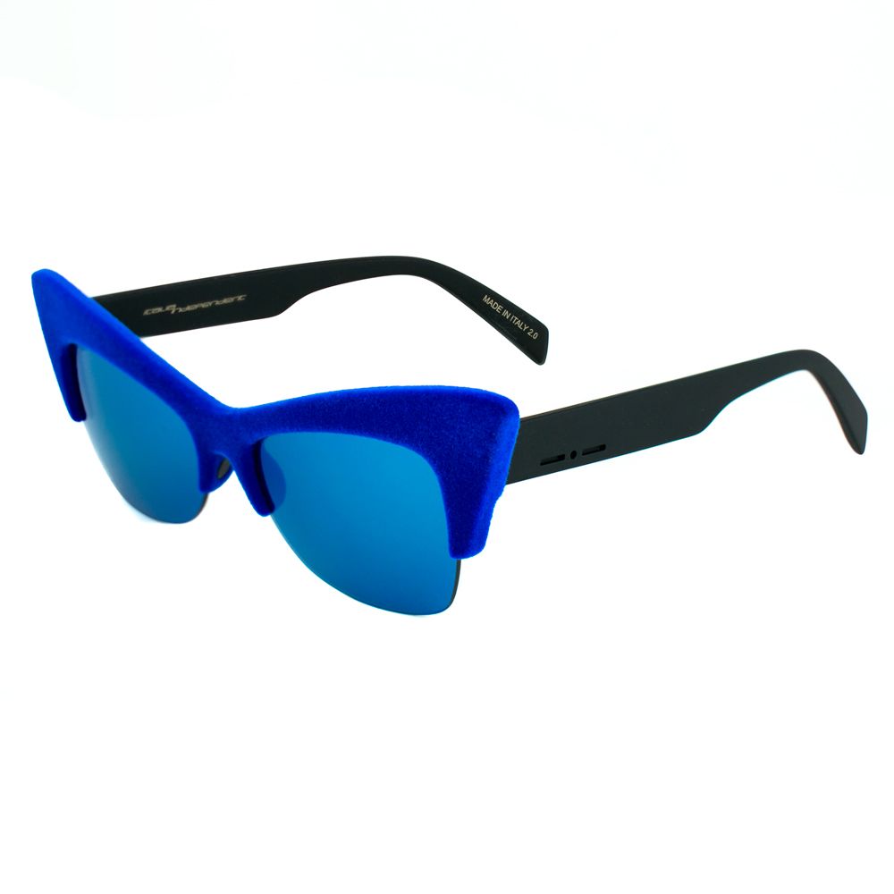 Italia Independent Blue Acetate Sunglasses Glam Steals