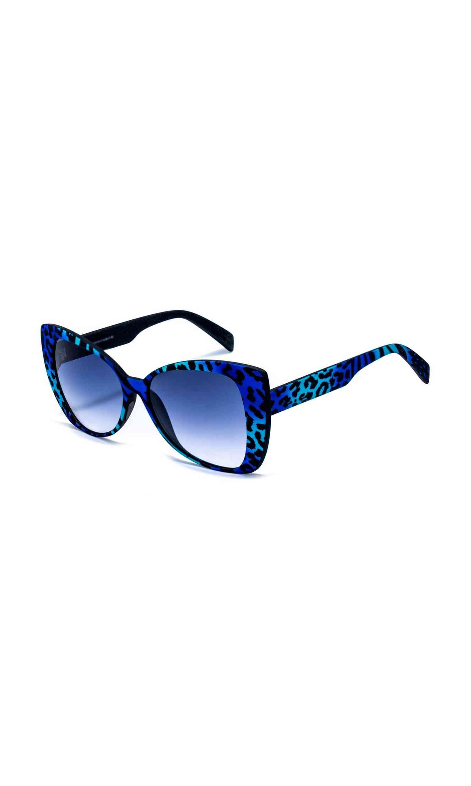 Italia Independent Blue Acetate Sunglasses Glam Steals