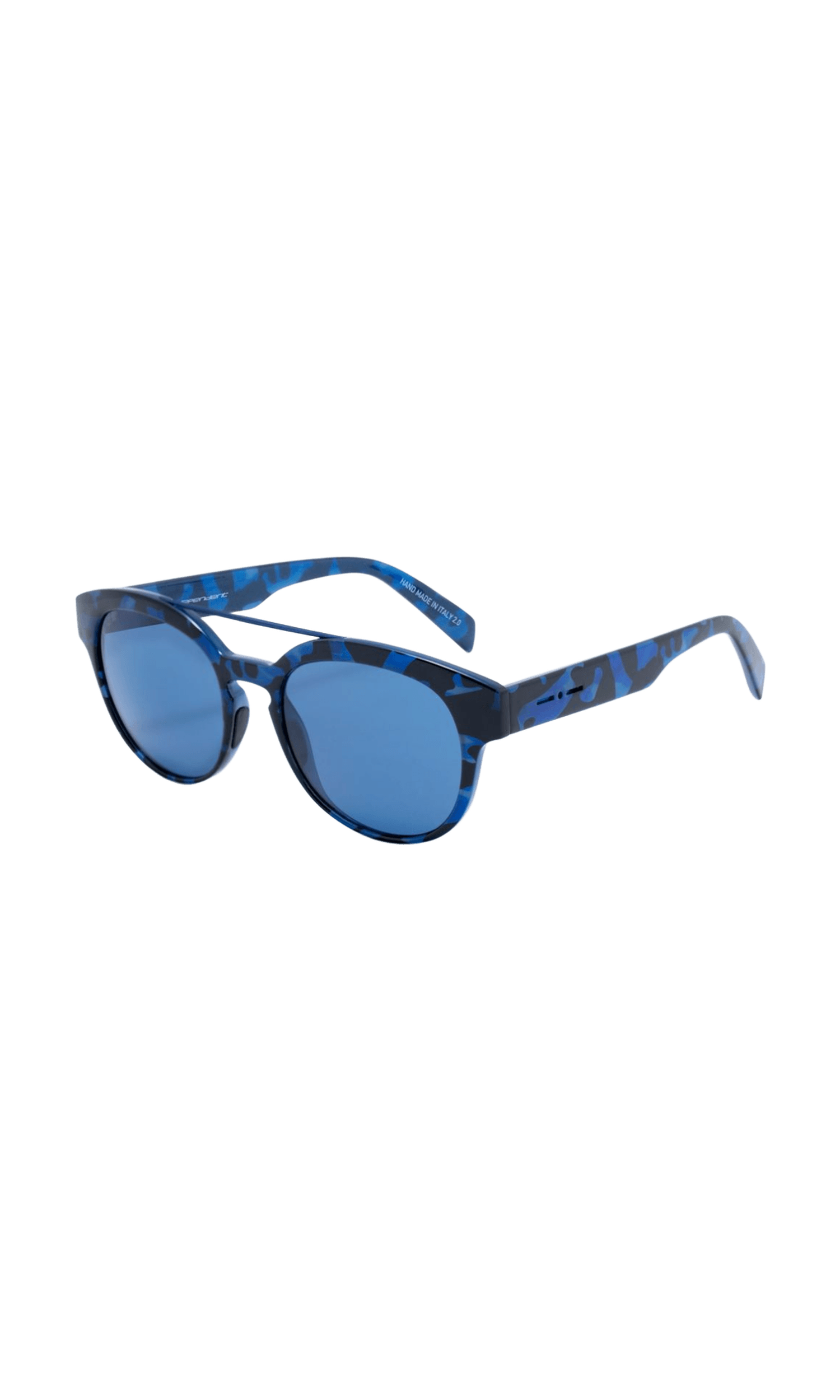 Italia Independent Blue Acetate Sunglasses Glam Steals