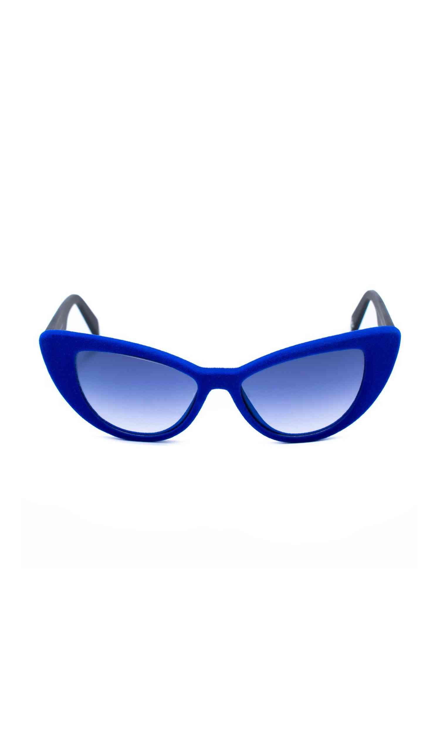 Italia Independent Blue Acetate Sunglasses Glam Steals